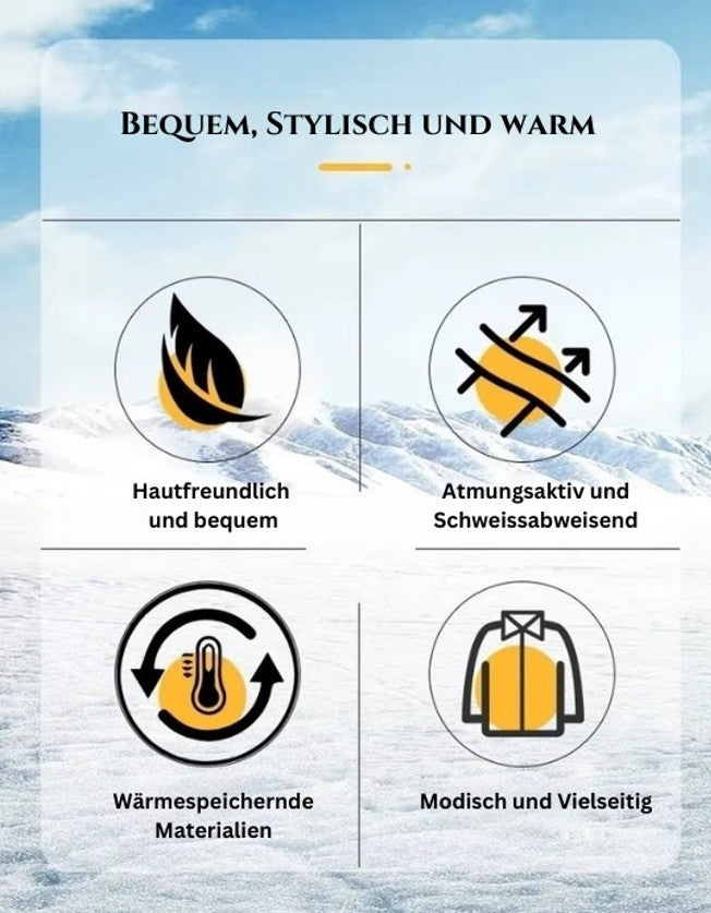 Winter-Wärme Deluxe Set für Damen und Herren: Mütze, Schal & Handschuhe (GRATIS)dazu - Stilvoll warm durch die kalten Tage